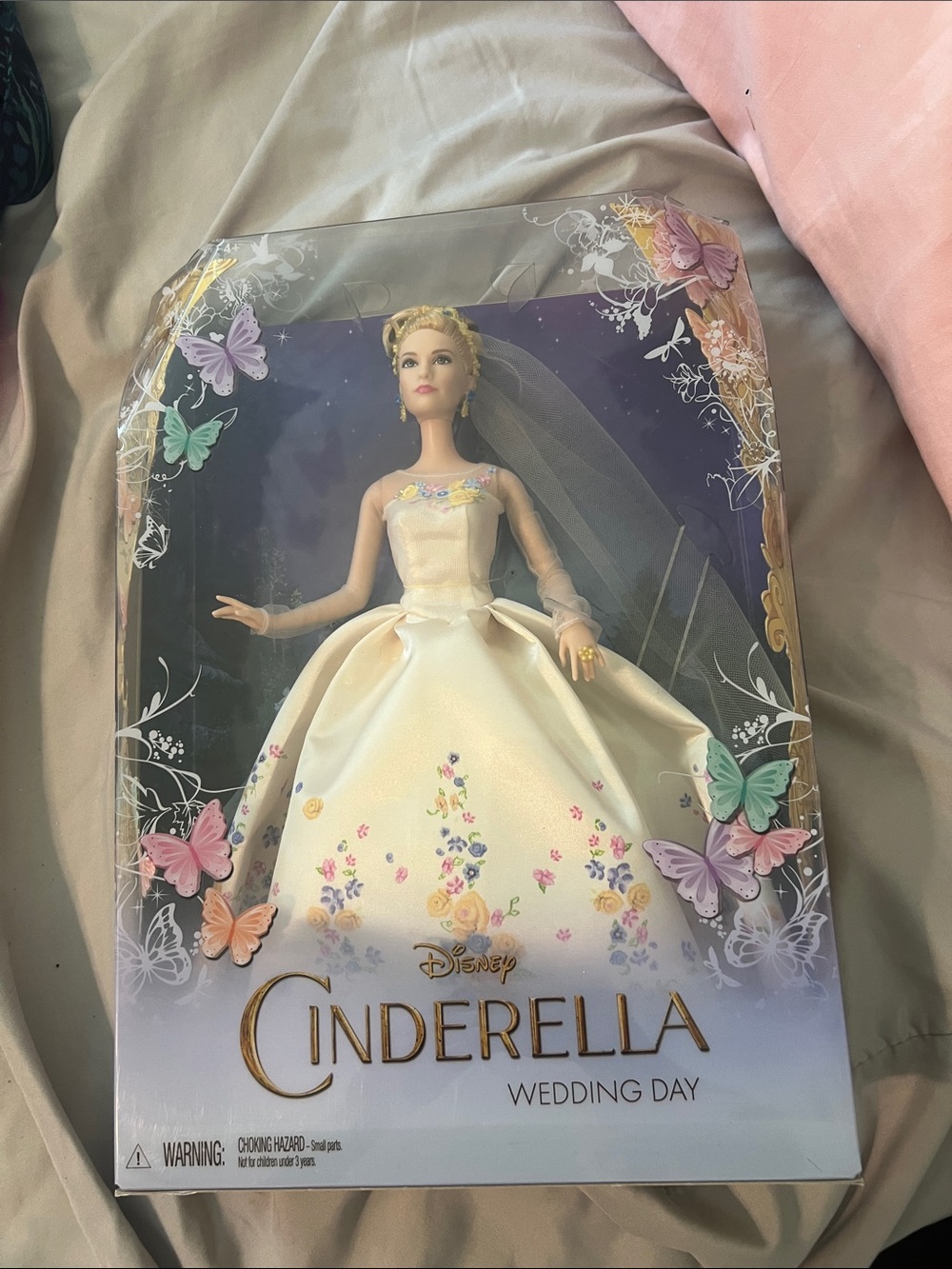Disney Cinderella Wedding Day Doll - Ivory Gown with Pastel Floral Accents
